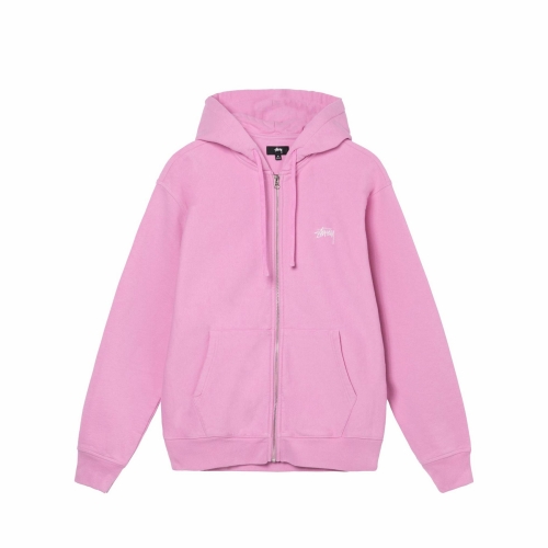 Stussy Stock Logo Zip Hoodie Pink 118471 0604 OUTBACK Sylt