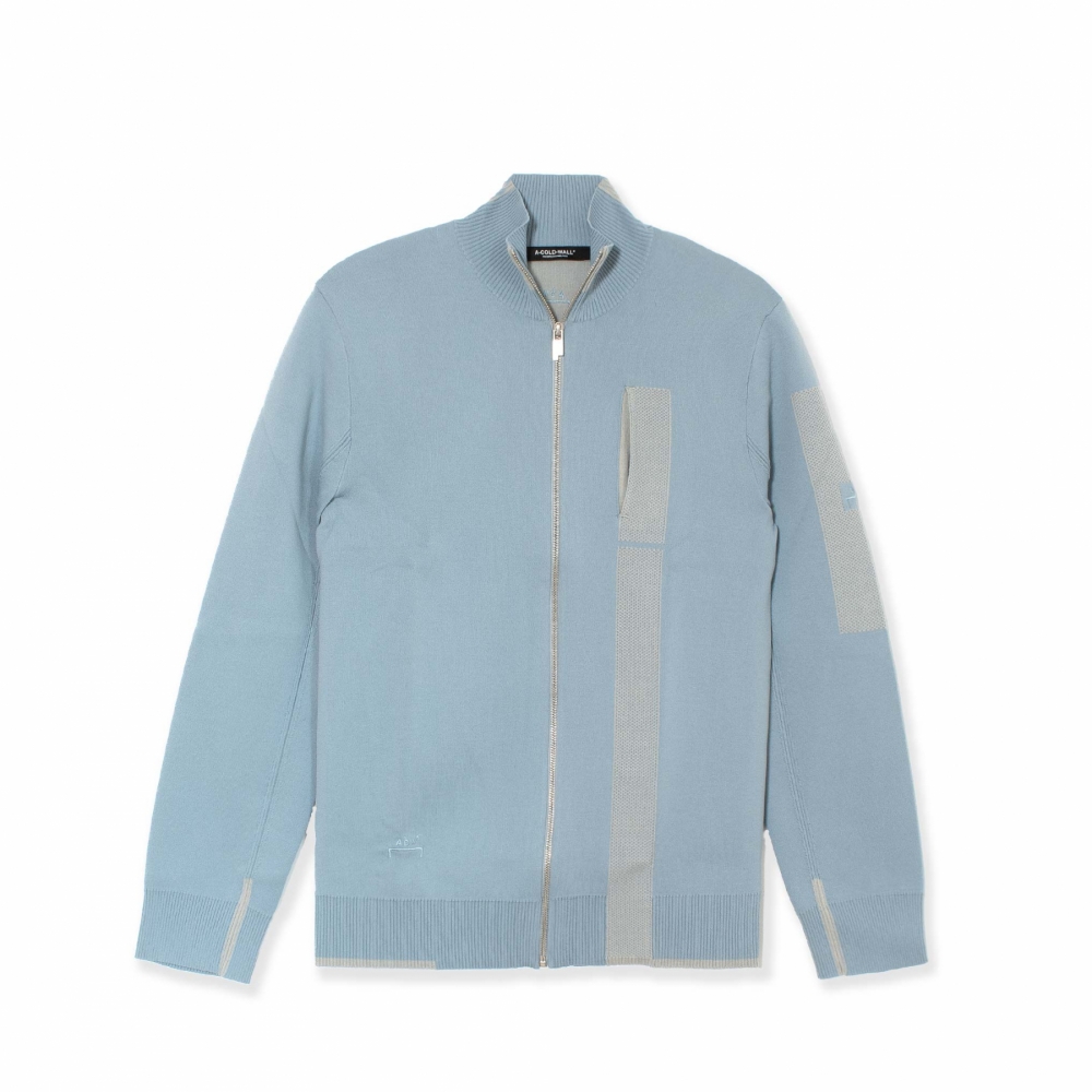 A Cold Wall Stria Zipped Knit Light Blue ACWMK070 OUTBACK Sylt