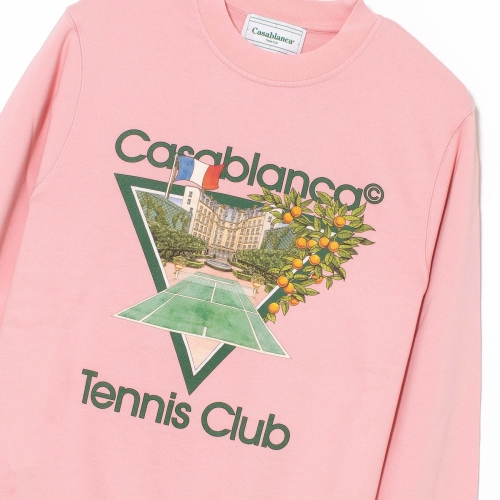 Casablanca tennis club sweatshirt deals