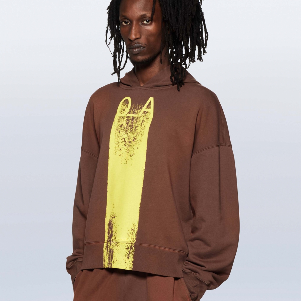 A Cold Wall Plaster Hoodie Dark Brown ACWMW085 OUTBACK Sylt