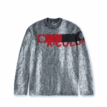A-Cold-Wall* - Sprayed Jacquard Knit - Iron Grey
