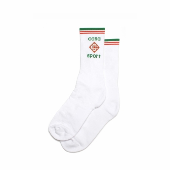 Casablanca - Casa Sport Socks - White