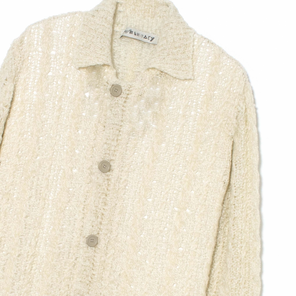 Big white top cardigan