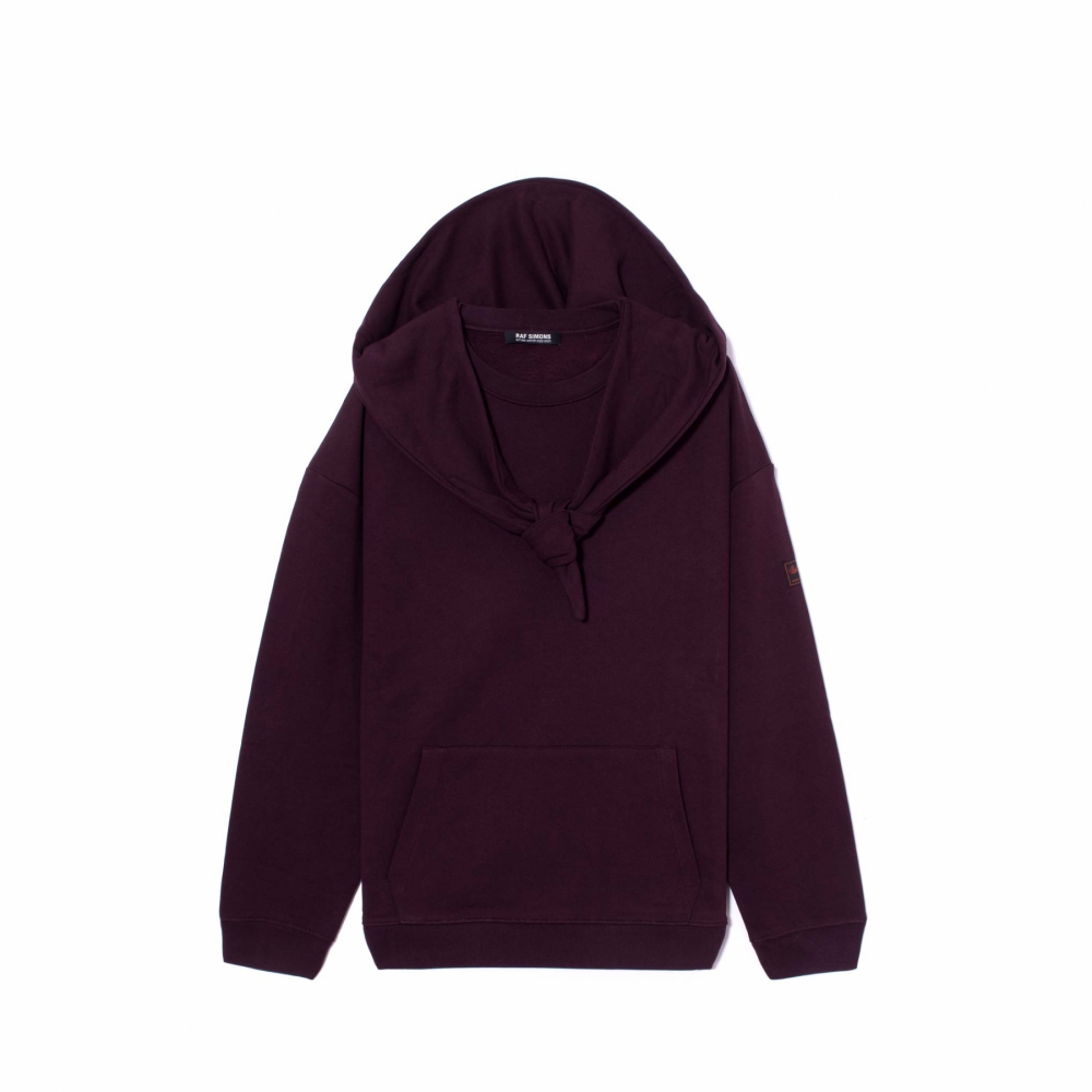 Raf Simons Knot Hoodie Dark Aubergine 222 M164 19004 0055