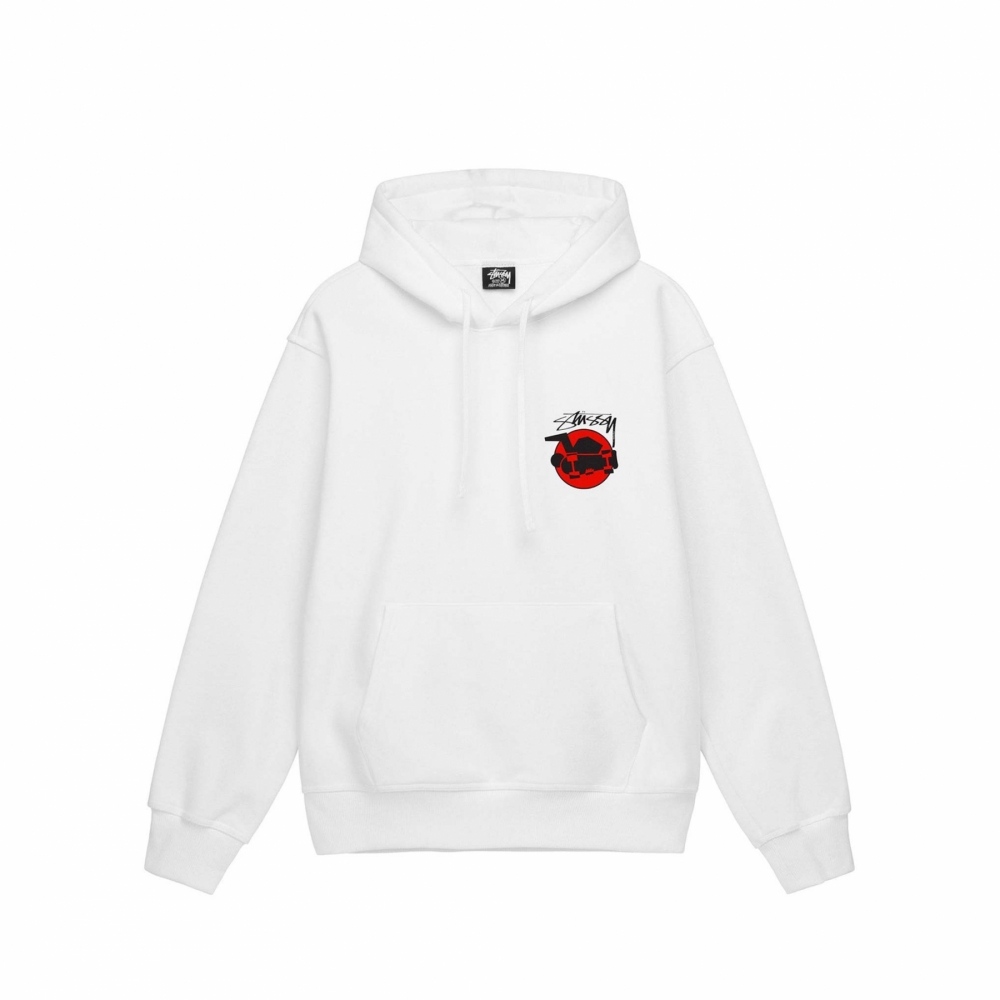 Stussy Skateman Hoodie White 1924824 1201 OUTBACK Sylt