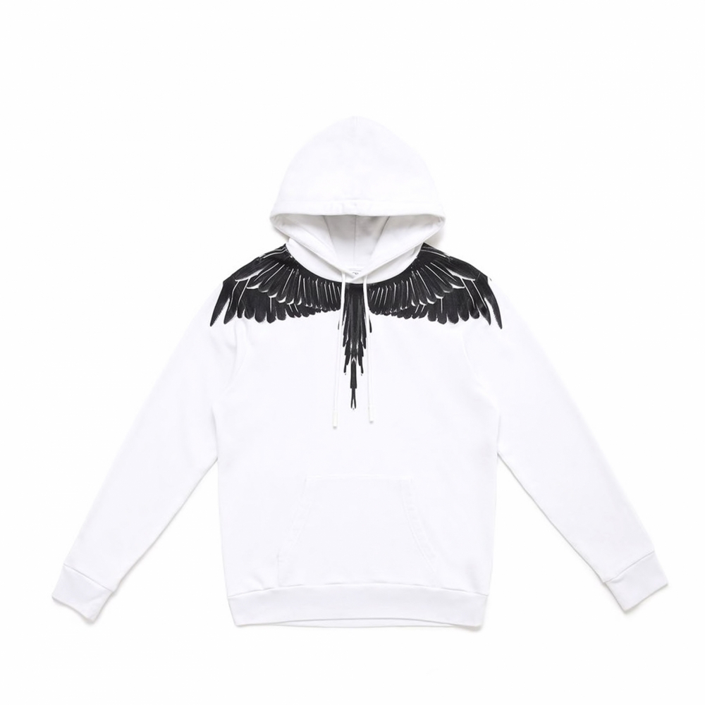 Marcelo Burlon CROSS PATCH COMFORT HOODIE White