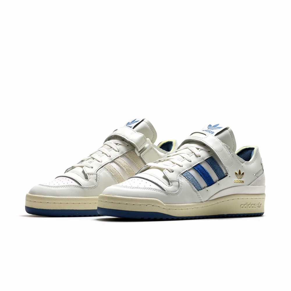 Blue and white hotsell addidas