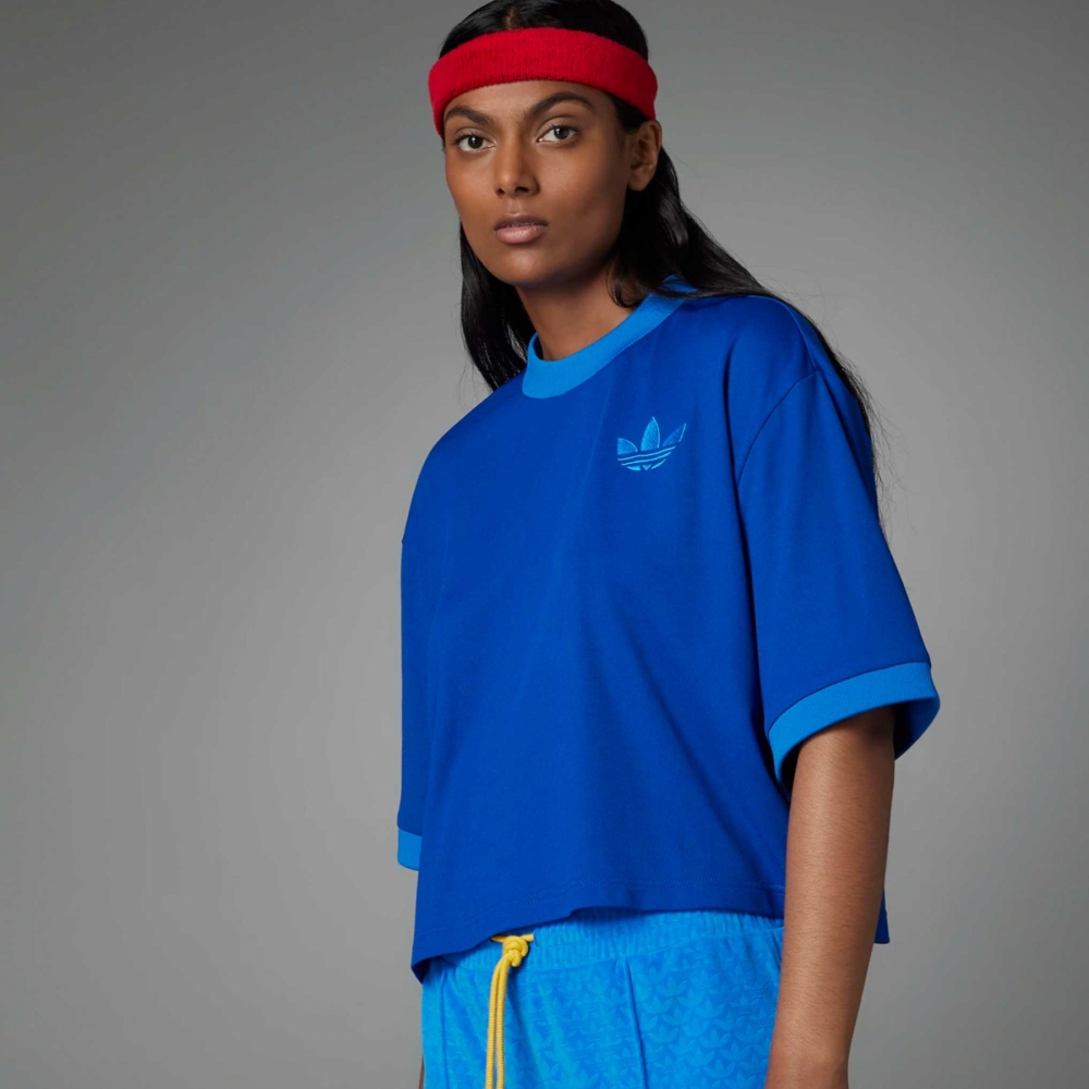 adidas adicolor Heritage Now Oversized Tee Collegiate Royal