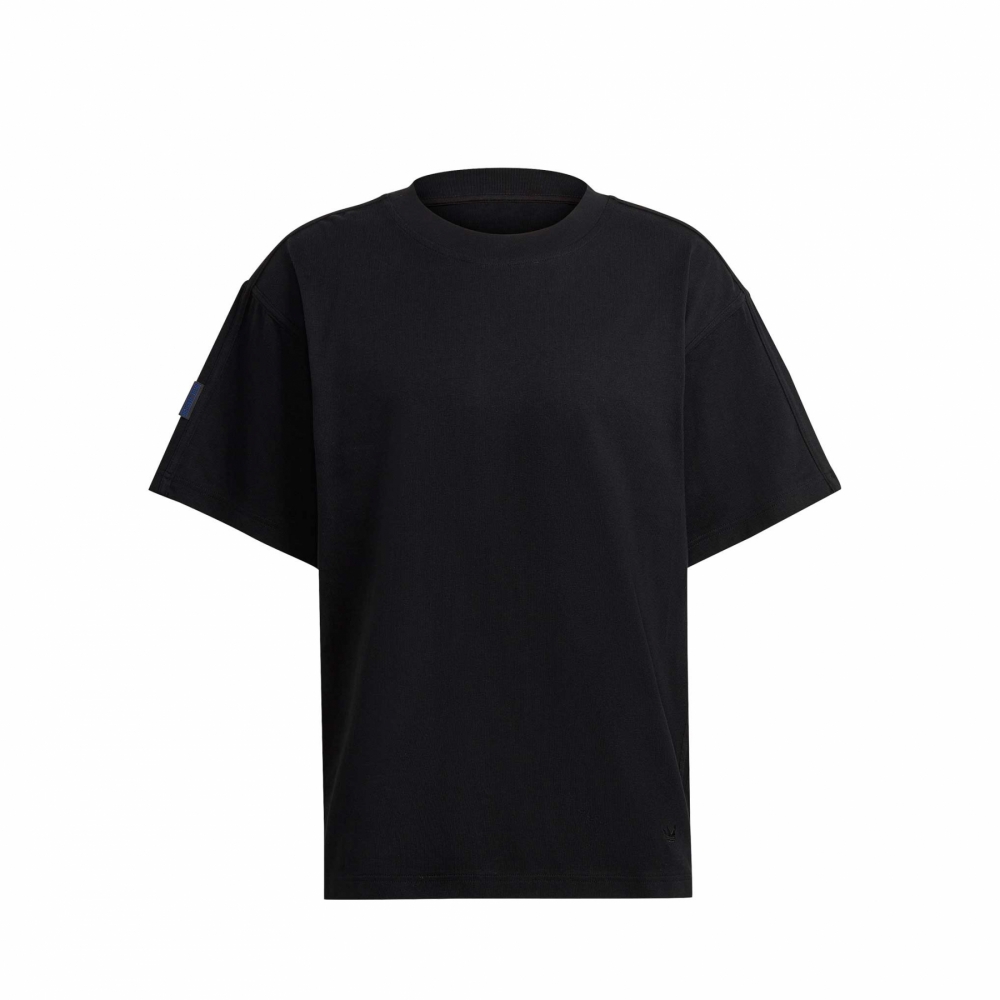 Blue and black adidas shirt hotsell
