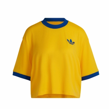 adidas - adicolor Heritage Now Oversized Tee - Bold Gold