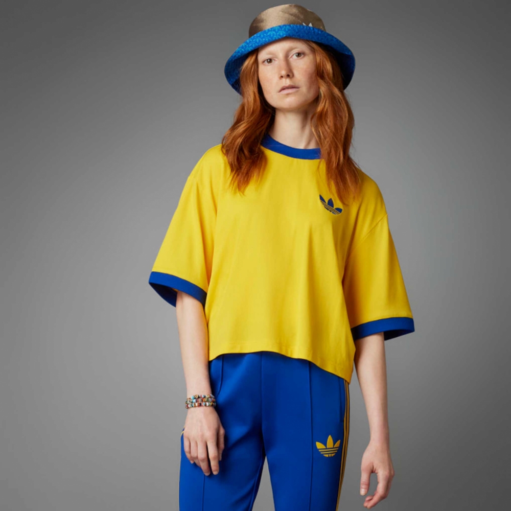 adidas adicolor Heritage Now Oversized Tee Bold Gold IB2060