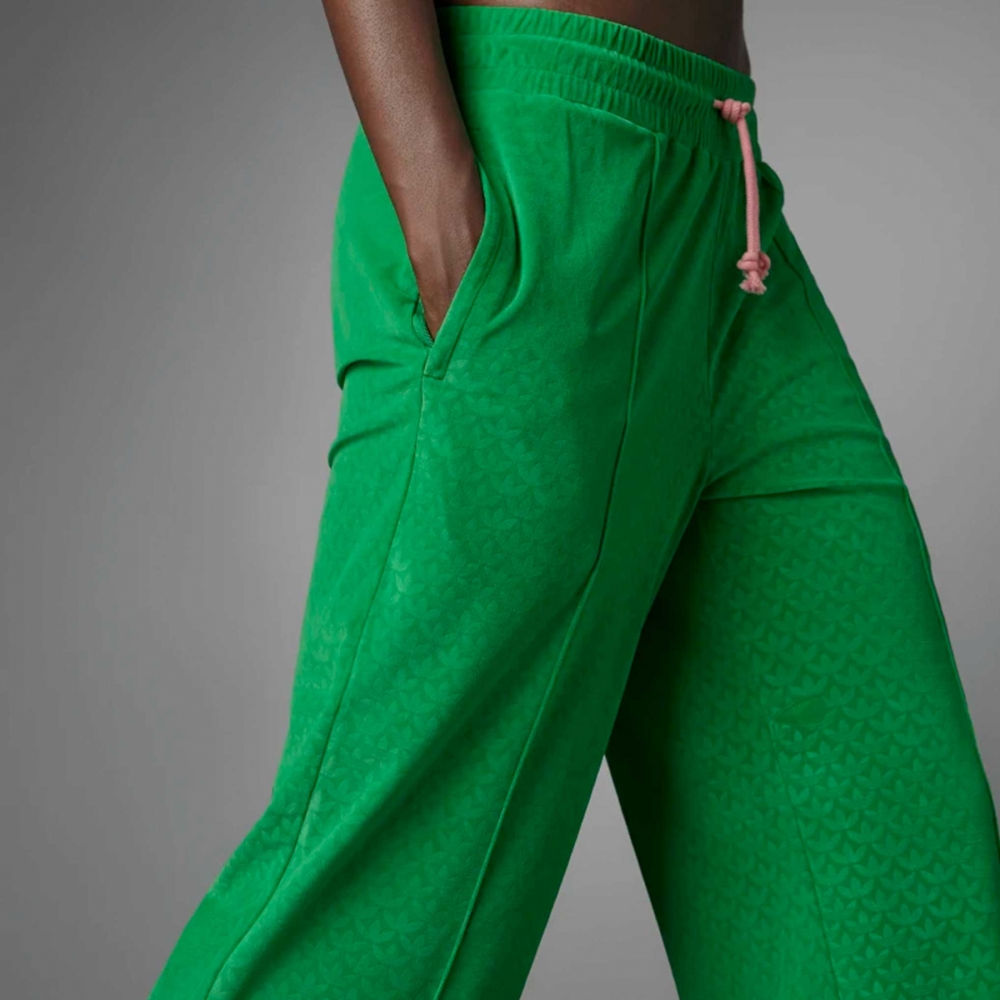 Adidas originals velour hotsell track joggers green