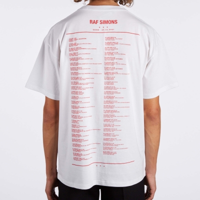 Raf simons sales tour tee