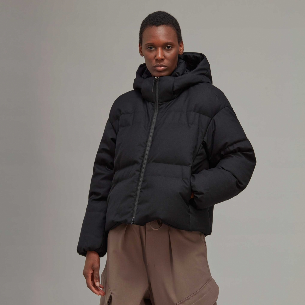 Y-3 W Classic Puffy Wool Down Jacket - Black - HN4317