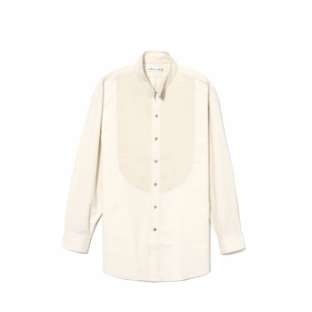 Our Legacy - Tuxedo Shirt - Antique White (Symbiont Poplin)