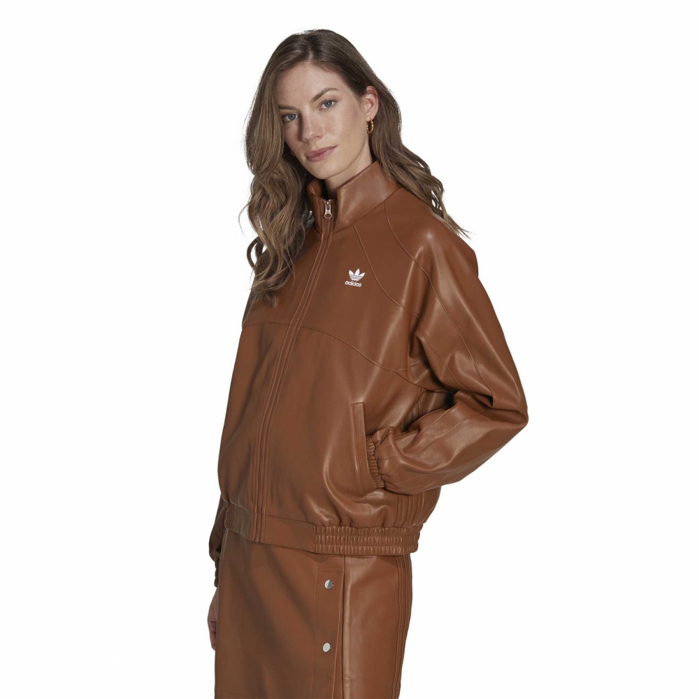 adidas Faux Leather Jacket Wild Brown II6102 OUTBACK Sylt
