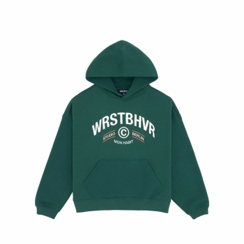 WRSTBHVR - Moto Hoodie - Trekking Green