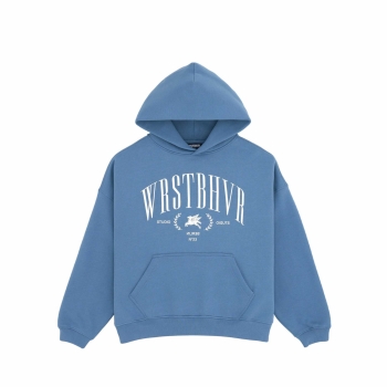 WRSTBHVR - Axis Hoodie - China Blue