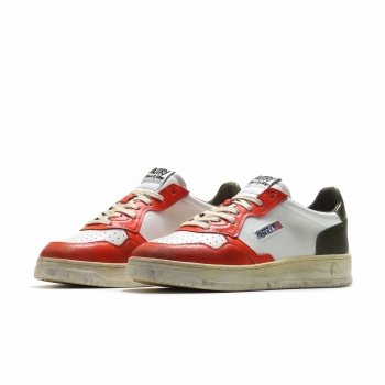 Autry - Medalist Low Super Vintage - Orange Military Green