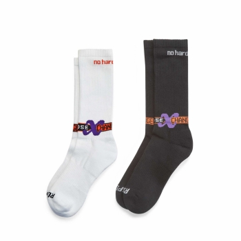 Martine Rose - Graphic Socks Multipack - Black and White
