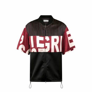 Dries Van Noten - Caldwin Shirt - Black Stripe (Viscose Satin)