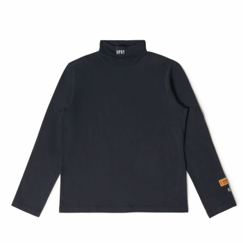 Heron Preston - HPNY Embroidered Rollneck - Black