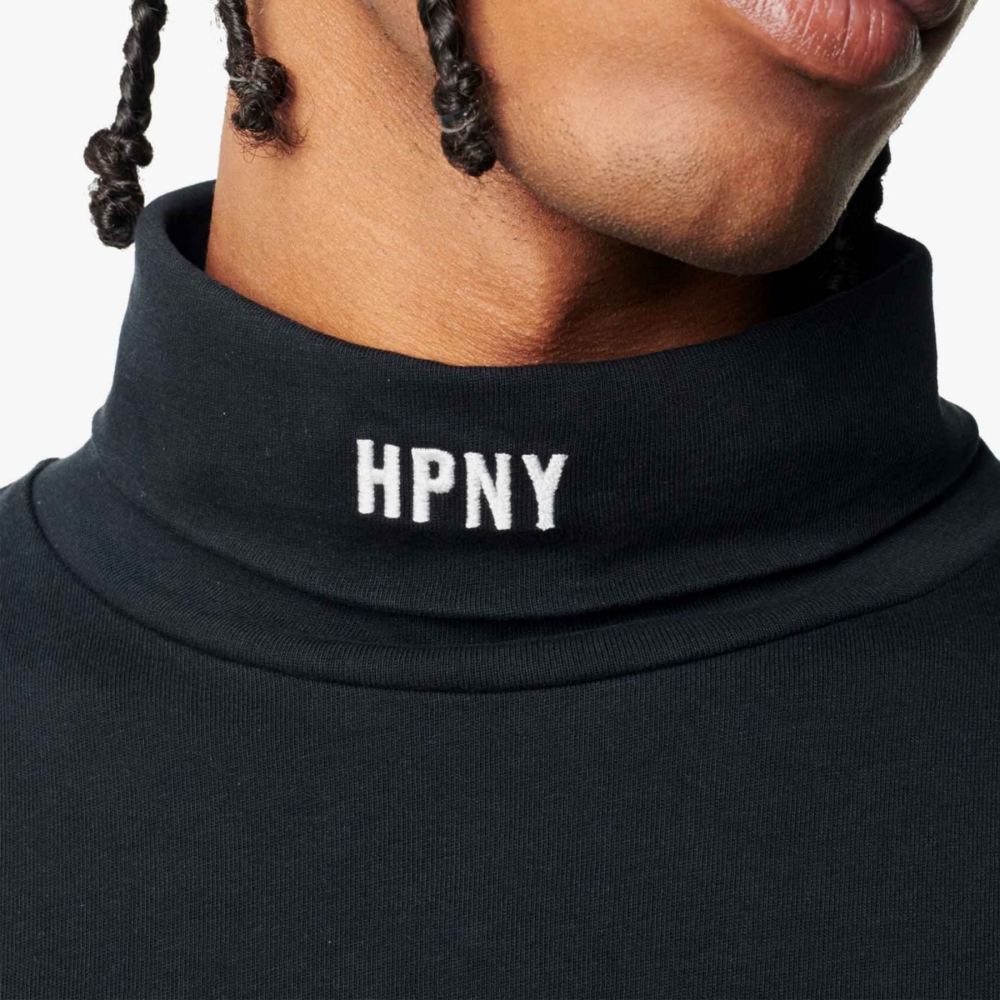 Heron Preston HPNY Embroidered Rollneck Black