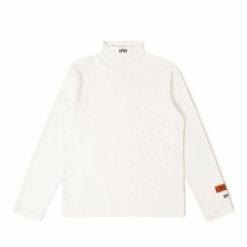 Heron Preston - HPNY Embroidered Rollneck - White