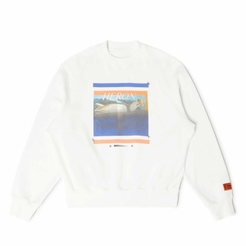 Heron Preston - Misprinted Heron Crewneck - White