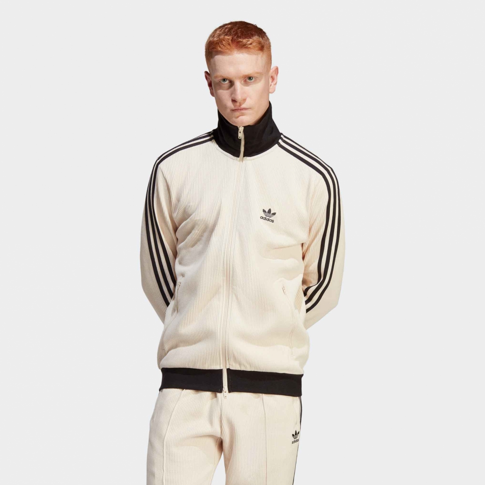 Adidas beckenbauer track jacket white store