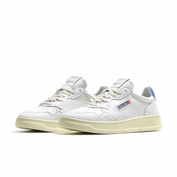 Autry - Medalist Low - White / Blue