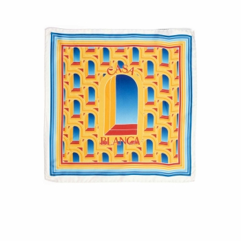 Casablanca - Small Silk Scarf - L'Arche De Jour