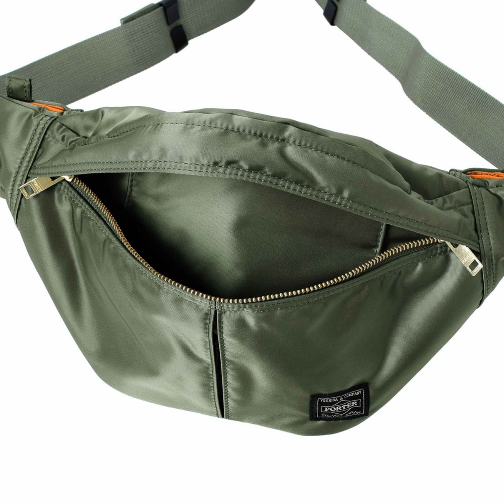Porter Yoshida  Co. Tanker Waist Bag (S) Sage Green 622-76629-30  OUTBACK Sylt