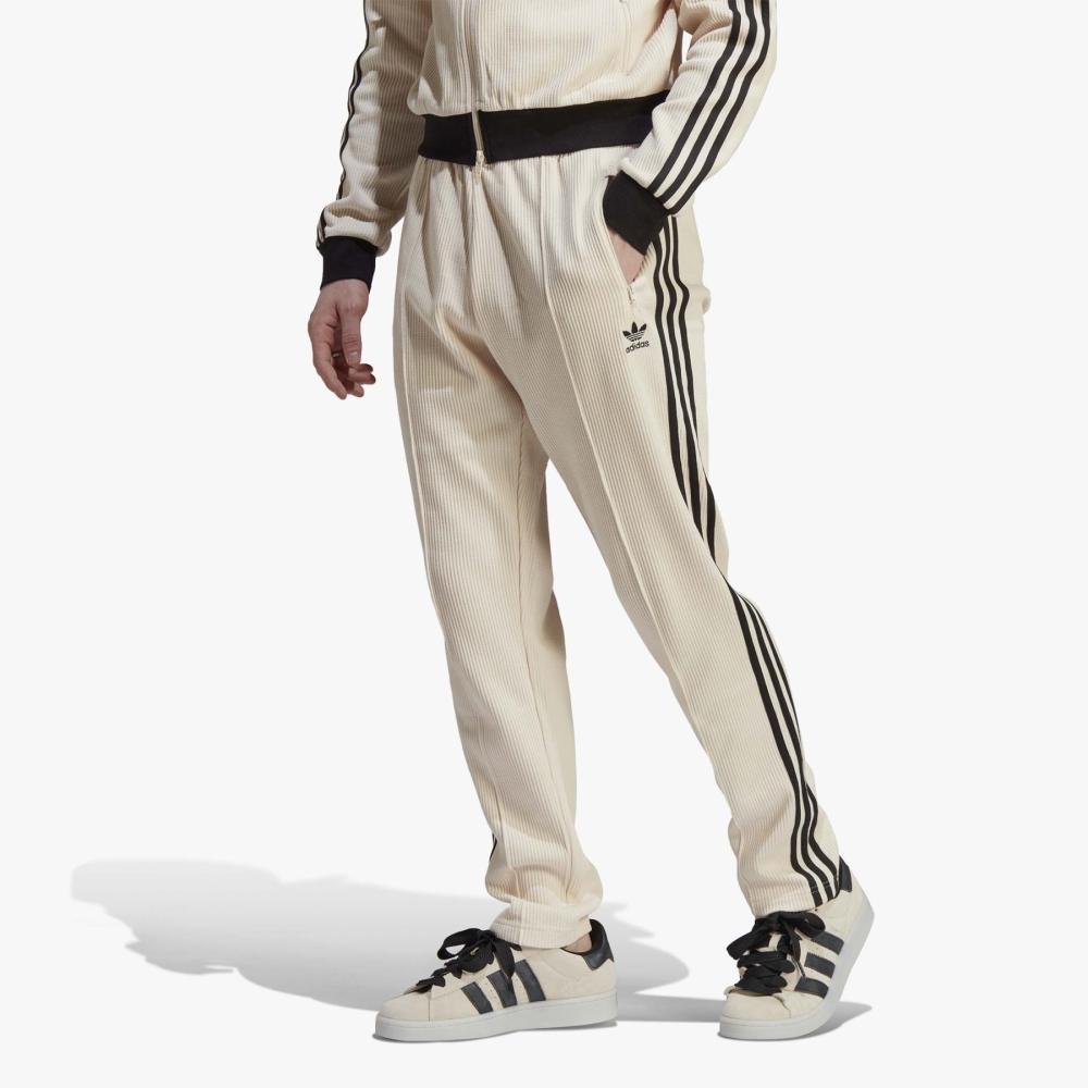 Adidas beckenbauer pants white on sale