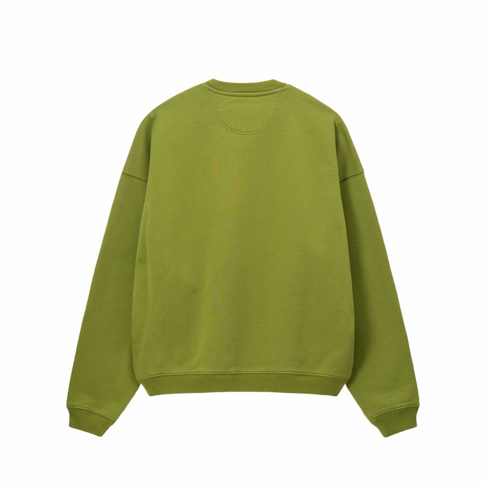 Stussy Relaxed Oversized Crew - Green - 118517-0401 | OUTBACK Sylt