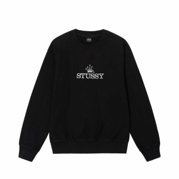 Stussy - Glamour Pig. Dyed Crew - Black