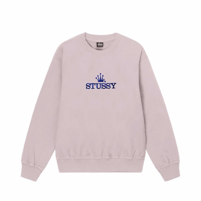Stussy stock sales applique crewneck sweatshirt