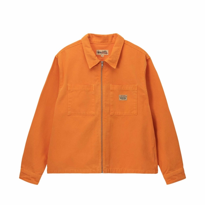 Stussy Contrast Pick Stitched Shirt - Black - 1110235-0001 