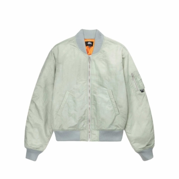 Stussy - Dyed Nylon Bomber - Stone