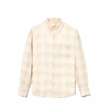Our Legacy - Borrowed BD Shirt - Naturelle (Spectral Check)