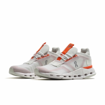 On - Women Cloudnova Void 1 - Undyed-White / Flame