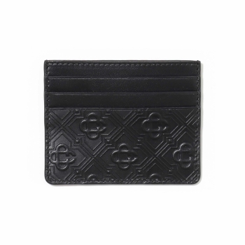 Casablanca - Embossed CC Card Holder - Black