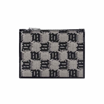 MISBHV - Jacquard Monogram Card Holder - Grey