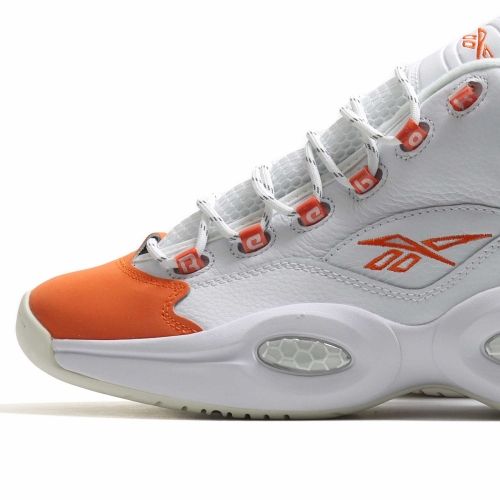 Reebok question mid homme orange hot sale