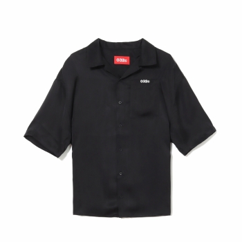032c - Inverted Bowling Shirt - Black