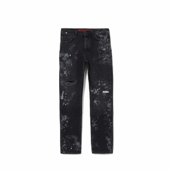032c - Double Shift Painters Jeans - Dark Grey