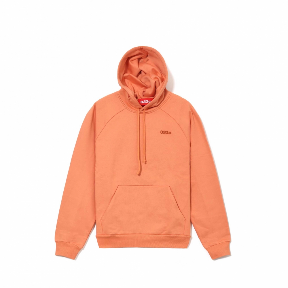 032c Terra Raglan Logo Hoodie Washed Terracotta SS23 C 2031