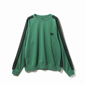 Needles - Track Crewneck - Emerald (Poly Smooth)