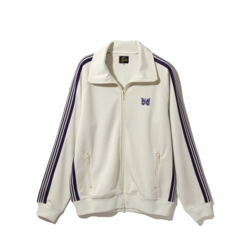 Needles - Track Jacket - Ice White (Poly Smooth)