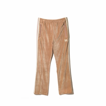 Needles - Narrow Track Pant - Old Rose (Velour)